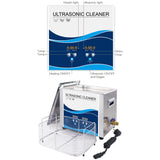 NNEDSZ 10L Digital Ultrasonic Cleaner Jewelry Ultra Sonic Bath Degas Parts Cleaning