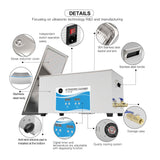 NNEDSZ 22L Digital Ultrasonic Cleaner Jewelry Ultra Sonic Bath Degas Parts Cleaning