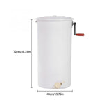 NNEDSZ 2 Frame Honey Extractor Plastic Two Manual Spinner Crank Honey Bee Beekeeping
