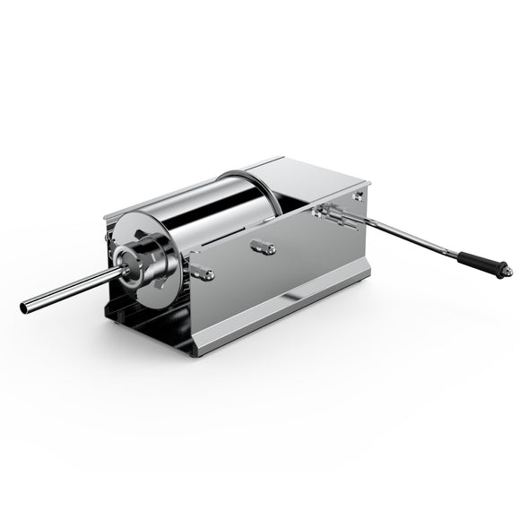 NNEDSZ 5L Manual Horizontal Sausage Filler - Stainless Stuffer Meat Press Machine