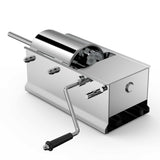 NNEDSZ 5L Manual Horizontal Sausage Filler - Stainless Stuffer Meat Press Machine