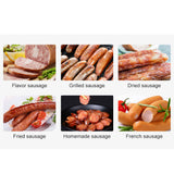 NNEDSZ 5L Manual Horizontal Sausage Filler - Stainless Stuffer Meat Press Machine