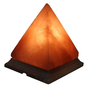 NNEDSZ 12V 12W Pyramid Himalayan Pink Salt Lamp Carved Rock Crystal Light Bulb On/Off