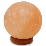 NNEDSZ 12V 12W Soccer Himalayan Pink Salt Lamp Carved Ball Rock Crystal Light Bulb On/Off