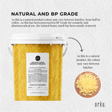 NNEDSZ 500g Tub Organic Beeswax Pellets Pharmaceutical Cosmetic Candle Yellow Bees Wax