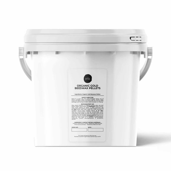 NNEDSZ 2.5Kg Tub Organic Beeswax Pellets Pharmaceutical Cosmetic Candle Yellow Bees Wax