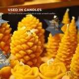 NNEDSZ 2.5Kg Tub Organic Beeswax Pellets Pharmaceutical Cosmetic Candle Yellow Bees Wax