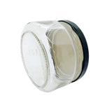 NNEDSZ 10x 300ml Flint Glass Jars + Twist Lids - Round Food Cosmetic Packing Containers