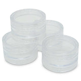 NNEDSZ 10x 3ml Lip Balm Containers Jars + Lids - Small Cosmetic Cream Sample Pot