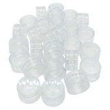 NNEDSZ 10x 3ml Lip Balm Containers Jars + Lids - Small Cosmetic Cream Sample Pot