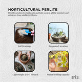 NNEDSZ 20L Perlite Coarse Premium Soil Expanded Medium Plants Hydroponics