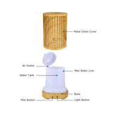 NNEDSZ Essential Oil Aroma Diffuser - 200ml Remote Cylinder Aromatherapy Air Humidifier