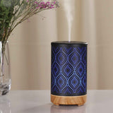 NNEDSZ Essential Oil Aroma and Remote Diffuser - 100ml Metal Art Air Mist Humidifier