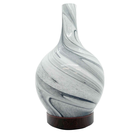NNEDSZ Essential Oil Aroma Diffuser - 100ml Glass Marble Aromatherapy Mist Humidifier