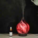 NNEDSZ Essential Oil Aroma Diffuser - 100ml Glass Marble Aromatherapy Mist Humidifier