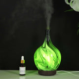 NNEDSZ Essential Oil Aroma Diffuser - 100ml Glass Marble Aromatherapy Mist Humidifier