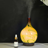 NNEDSZ Essential Oil Aroma Diffuser - 100ml Glass Marble Aromatherapy Mist Humidifier