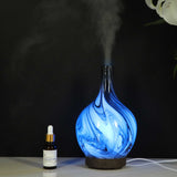 NNEDSZ Essential Oil Aroma Diffuser - 100ml Glass Marble Aromatherapy Mist Humidifier