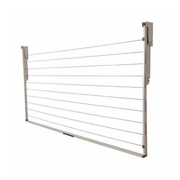 NNEDSZ Hills Folding Clothesline Everyday Single 21m Outdoor Wall Mounted Washing Line