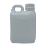 NNEDSZ 10x 1L Natural Bottle HDPE + TE Cap Jerry Can - Empty Plastic Chemical Food