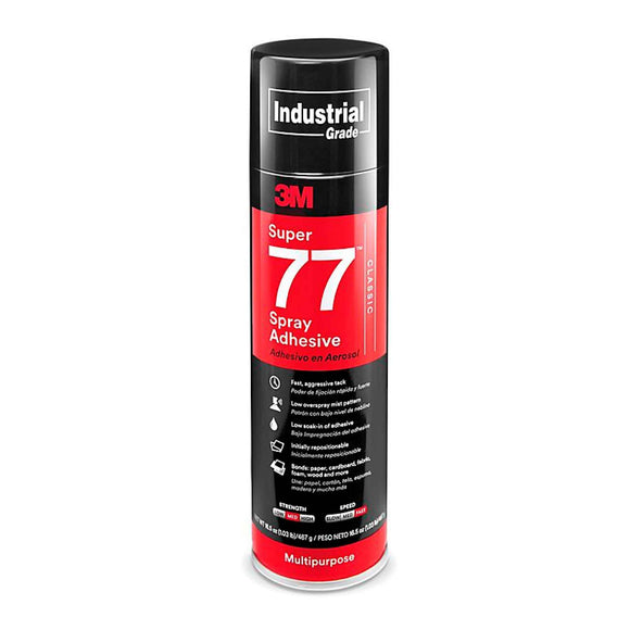 NNEDSZ 3M Super 77 SpAdhesive Classic 467g Multipurpose Strong Industrial Glue Can