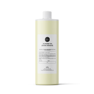NNEDSZ 1L Sweet Almond Oil Refined Cosmetic Grade 100% Pure - Skin Face Hair Massage