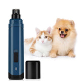 NNEDSZ Pet Nail Grinder Dog Cat Electric Trimmer 2 Speed Rechargeable Claw Filer N10