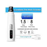 NNEDSZ Pet Nail Grinder Dog Cat Electric Trimmer Turbo USB Rechargeable Claw Filer N9
