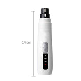 NNEDSZ Pet Nail Grinder Dog Cat Electric Trimmer Turbo USB Rechargeable Claw Filer N9