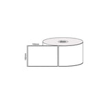NNEDSZ 1 Roll x 400 Label Stickers 102x150mm - Direct Thermal White Shipping Labels