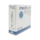 NNEDSZ 100 Surgical Scalpel Blades Size 22 Sterile Carbon Steel Disposable Sealed