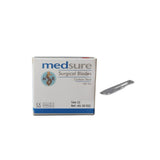 NNEDSZ 100 Surgical Scalpel Blades Size 22 Sterile Carbon Steel Disposable Sealed