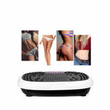 NNEDSZ White Mini Vibration Platform - Magnet Therapy Vibrating Machine Exercise Plate
