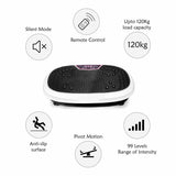 NNEDSZ Pink Mini Vibration Platform - Magnet Therapy Vibrating Machine Exercise Plate