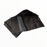 NNEDSZ 200 Resealable Black Stand Up Bags 53x32cm - Food Packaging Zip Pouch and Handle