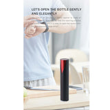 NNEDSZ Rechargeable Automatic Wine Bottle Opener - Cordless Corkscrew - Foil Cutter
