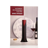 NNEDSZ Rechargeable Automatic Wine Bottle Opener - Cordless Corkscrew - Foil Cutter