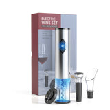 NNEDSZ Electric Wine Bottle Opener Set - Automatic Corkscrew Pourer Pump Sealer Cutter