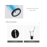 NNEDSZ Electric Wine Bottle Opener Set - Automatic Corkscrew Pourer Pump Sealer Cutter