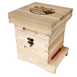 NNEDSZ Mini Beehive Box 2 Tier Timber Decor Art Apiarist Gift Jewellery Trinkets Storage
