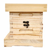 NNEDSZ Mini Beehive Box 2 Tier Timber Decor Art Apiarist Gift Jewellery Trinkets Storage