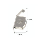 NNEDSZ Magnetic Seam Guide Birch Silver Curve Straight Tucks Sewing Machine Accessories