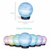NNEDSZ Essential Oil Aroma Diffuser - 100ml Ball Aromatherapy Ultrasonic Humidifier