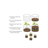 NNEDSZ 6 Pck 1 Gallon Fabric Flower Pots 3.8L Garden Planter Bags Black Felt Root Pouch