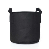 NNEDSZ 6 Pck 10 Gallon Fabric Flower Pots 38L Garden Planter Bags Black Felt Root Pouch