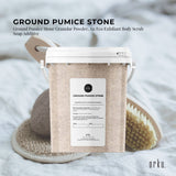 NNEDSZ 1.3Kg Ground Pumice Stone Granular Powder Tub Exfoliant Body Scrub Soap Additive