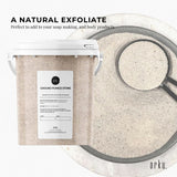 NNEDSZ 1.3Kg Ground Pumice Stone Granular Powder Tub Exfoliant Body Scrub Soap Additive