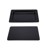 NNEDSZ Fast Defrosting Meat Tray FDA Approved - Medium Miracle Aluminium Thawing Plate