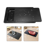 NNEDSZ Fast Defrosting Meat Tray FDA Approved - Medium Miracle Aluminium Thawing Plate