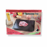 NNEDSZ Fast Defrosting Meat Tray FDA Approved - Medium Miracle Aluminium Thawing Plate